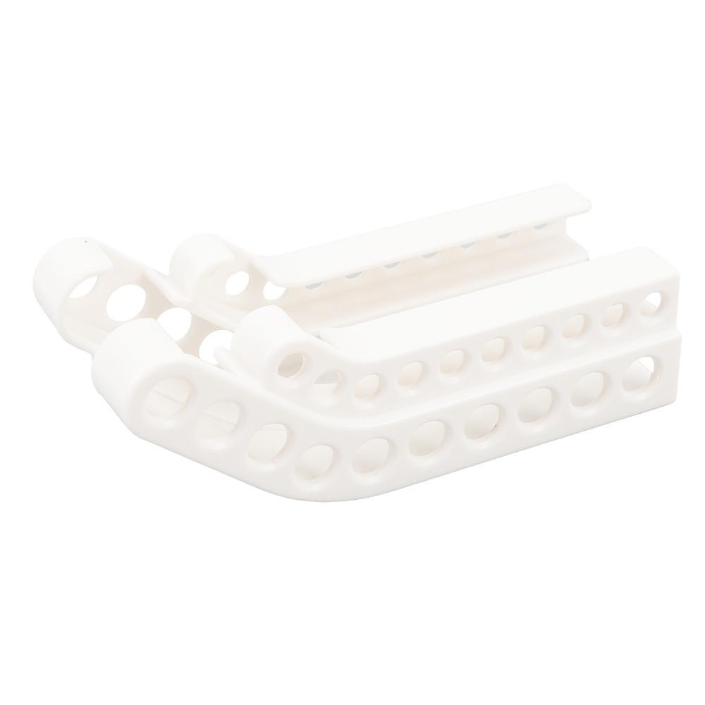 2pcs Plastic Wall Mounted Battery Holder White Black Battery Storage Dispenser Compact Space Saving Battery Dispenser Container