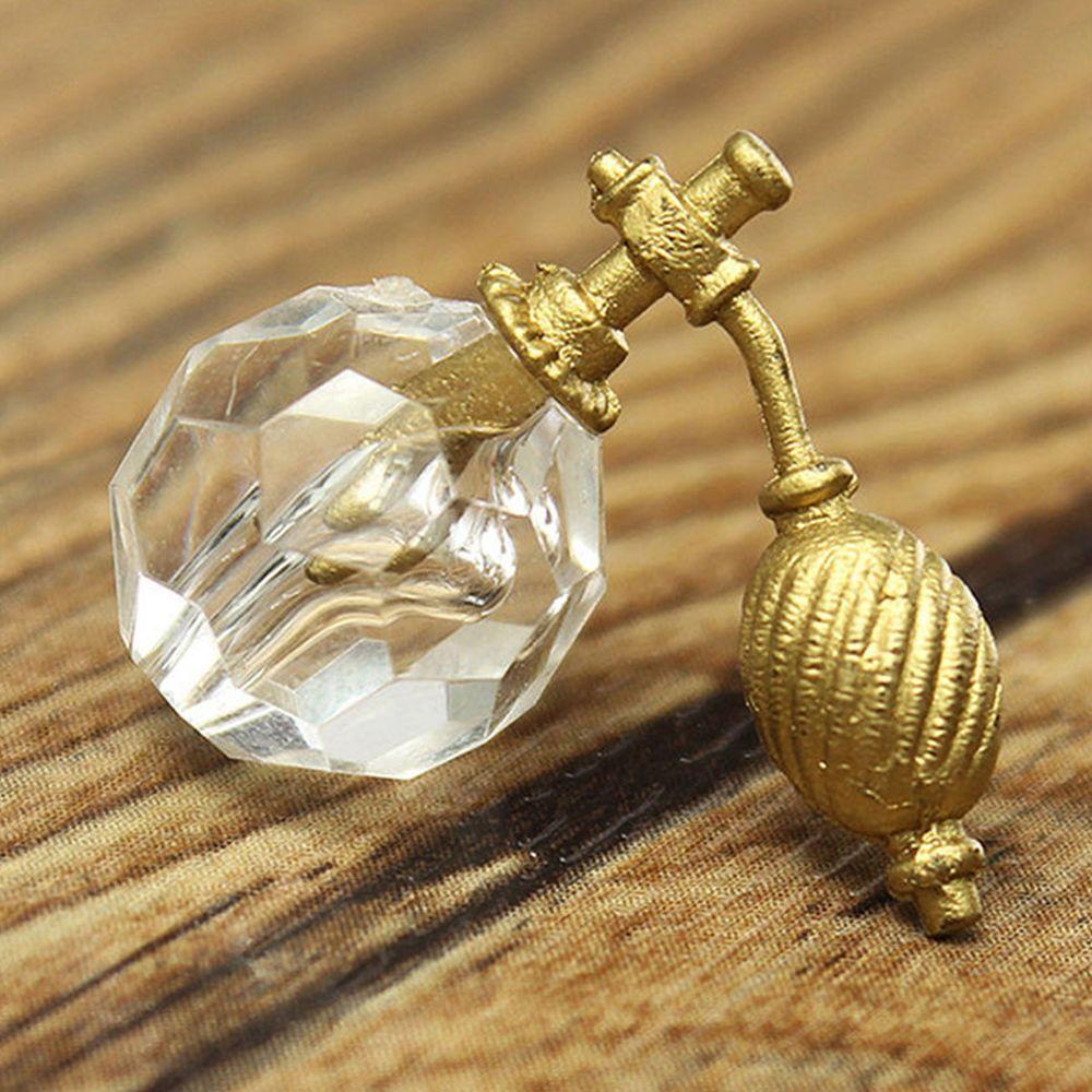 

Craft Mini Cute Toy Dresser Прозрачный кукольный домик Спальня Флакон духов Миниатюрный