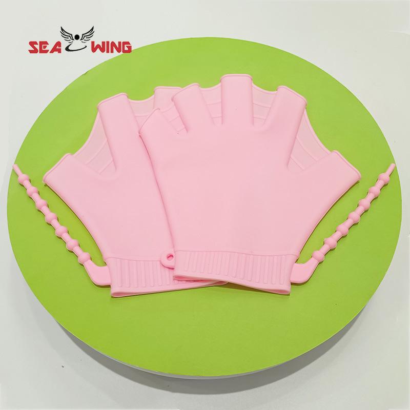 Silicone Swimming Paddles for Adults & Kids – Duck Feet/Frog Hand Design for Diving & Water Sports