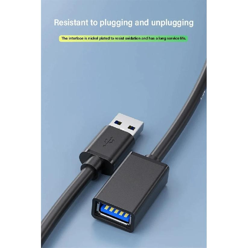 5Gbps USB 3.0 Extension Cable Extender Cord for TV BOX Smart TV Laptop PC Fast Speed USB Cable Extension 0.5m/1m/1.5m/2m/3m/5m