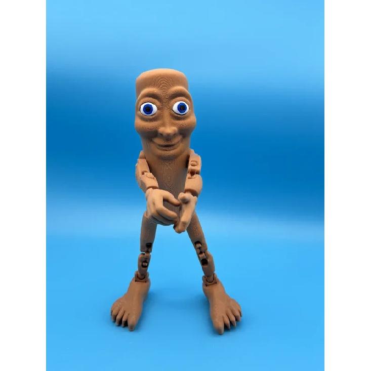 Large Articulated Figure 3D Printing Desktop Figurine Tungtungsahur Tung Tung Tung Sahur Action Figure Creative Desktop Ornament