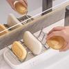Stainless Steel W-Shaped Soap Holder Space Saving Non-Slip Soap Storage Rack Drain Tray W-Shaped Taco Holder Sink Countertop
