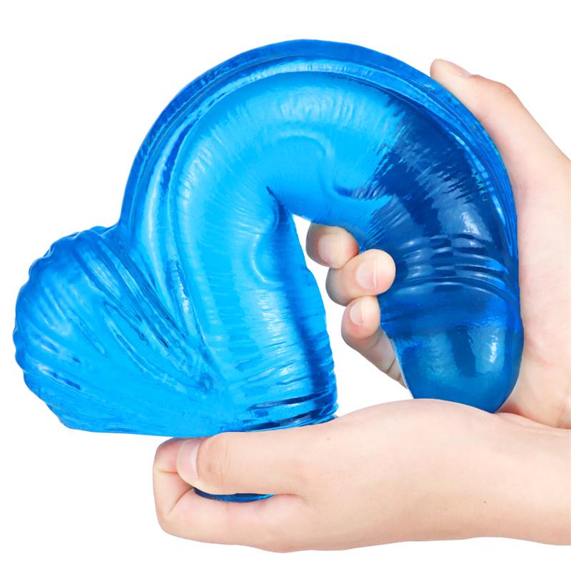 Female Oversized Dildo Color Transparent Simulation Dildo Penis Adult Erotic Sex Products