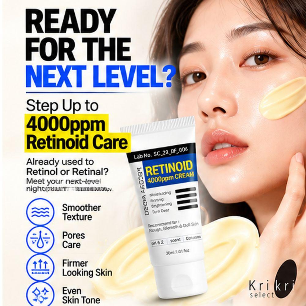 DERMAFACTORY Retinoid 4000ppm Creme 30ml Hohe Konzentration Retinal Retinol Behandlung