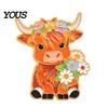 Non-slip Brooch Pin Pin, Animal Flower Design Fastener, Buckle-Type Fixing Pins, Enamel Paint Stable Buckle Pins for Backpacks And Hoods