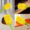 5 Stück/Set Chenille Staubmopp Nachfüllpads Waschbare Wiederverwendbare Ersatzköpfe für Staubwedel Reinigungswerkzeuge Möbelzubehör