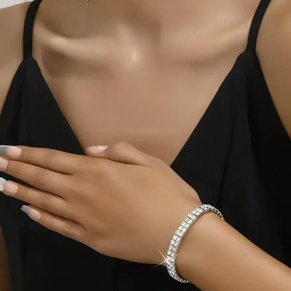 

2Pcs Fashionable Rhinestones Necklaces Earrings Jewelry Set Women S Wedding Accessories Gift потир серебряный