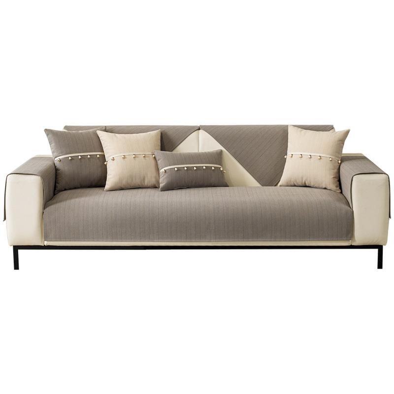 Sofa Cushion Four Seasons Universal Leather Sofa Cover Non-Slip Simple Modern Cushion Backrest Cover Towel