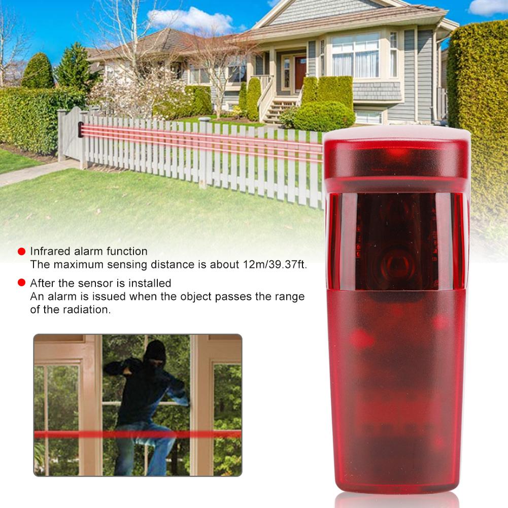 Infrarot-Lichtschranken-Detektor-Alarmsystem für rotierende Schiebetüren, automatische