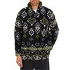 Mens Aztec Fleece Long-Sleeved Sweatshirt