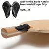 Penhold Backhand Table Tennis Blade Handle Generation 2 Power-Assist Ergonomic Finger Grip Paddle Handle Accessory with Screw