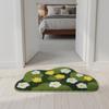Non Slip Moss Rug Absorbent Floor Mat Creative Simulated Moss Bath Mat Living Room