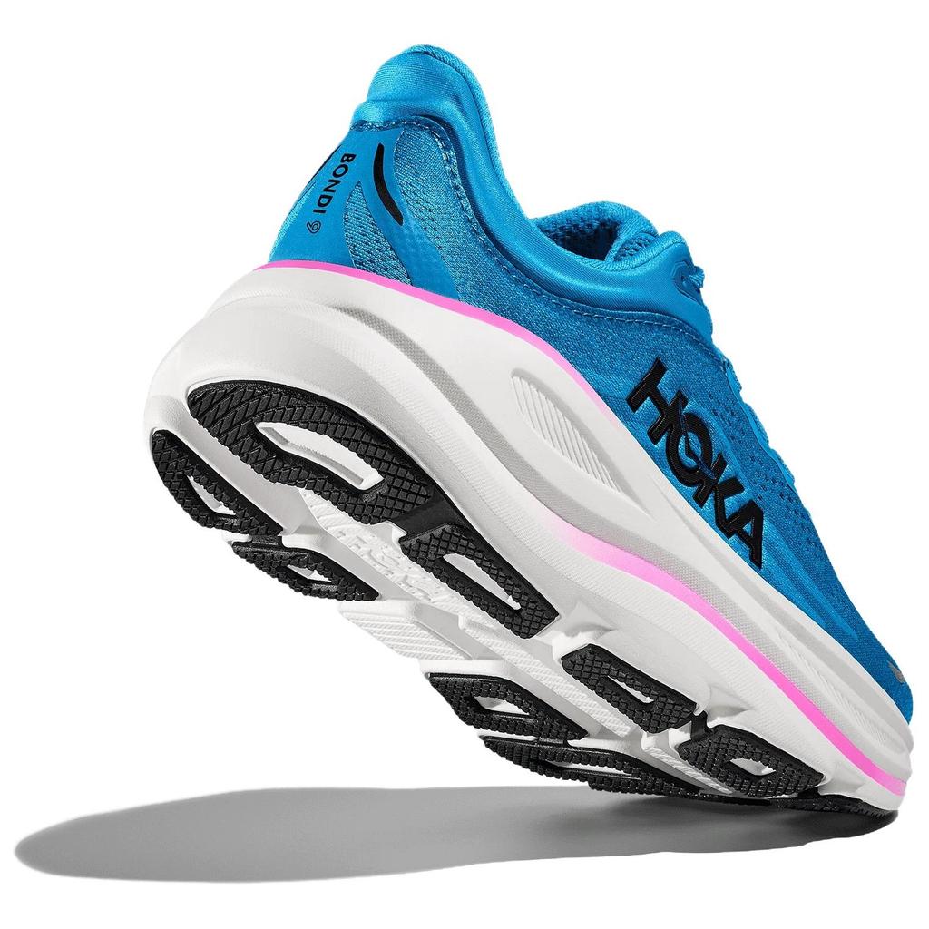 HOKA ONE ONE Bondi 9 Skyward Blue Neon Fuchsia Women's 1162012-SNNF