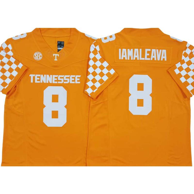 Tennessee Volunteers College Football Jersey Retro Style Embroidered Practice Uniform Men