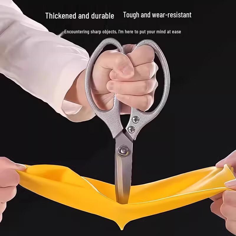 Thickened Latex Rubber Gloves, L, 5 Pairs