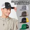 Fashion Fisherman Print Men's Baseball Cap Grid Hip Hop Trucker Hat Lightweight Breathable Duck Tongue Hat Spring Summer Outdoor