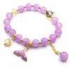 Elegant Crystal Butterfly Beaded Bracelet
