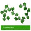 Rattan Air Conditioning Pipe Cover with Artificial Green Vines and Leaves