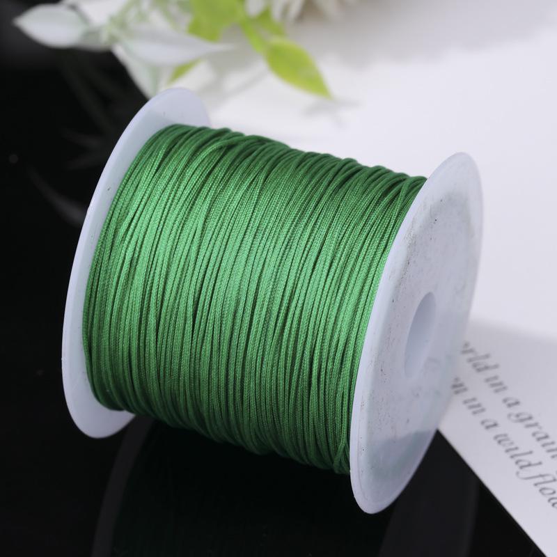 

Non-Elastic Coarse 0.6mm Red Cord for DIY Woven Necklace, Pendant, and Bracelet Making Small Roll
