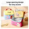 Non Food Contact Adorable House Shaped Insulated Lunch Bag Portable,Large Capacity with Aluminum Foil Lining, Easy to Clean, Vibrant Colors
