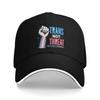 Transgender Pride LGBTQ Baseball Caps Casual Trans not Threat Sandwich Hats Unisex Polyester Caps Hat Outdoor