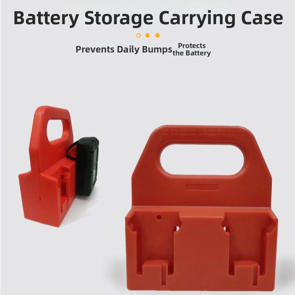 Drop-resistant Battery Storage Rack 4 Slots Battery Base Bracket for Milwaukee 18V Home