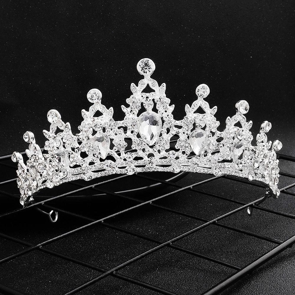 Pearl Tiara Bridal Crystal Hair Ornaments Bridal Hair Accessories Hair Comb Rhinestone Hair Hoop