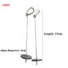 Stainless Steel Bird Feeder Skewer for Parrots Durable Fruit/Meat Holder Cage Perch Food Feeding Stick Pet Bird Accessories 1PC