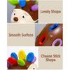 Montessori Hedgehog Toy, Fine Motor Skills Toy for Toddlers 2+ Years, Hand-Eye Coordination & Sensory Learning Toy for Kids 2 Years Old and Up