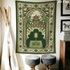 Bear and Panda Wall Tapestry Aesthetic Wall Hanging Printed Fabric Blanket Decorative Tapestries for Bedroom Living Room Home Decor