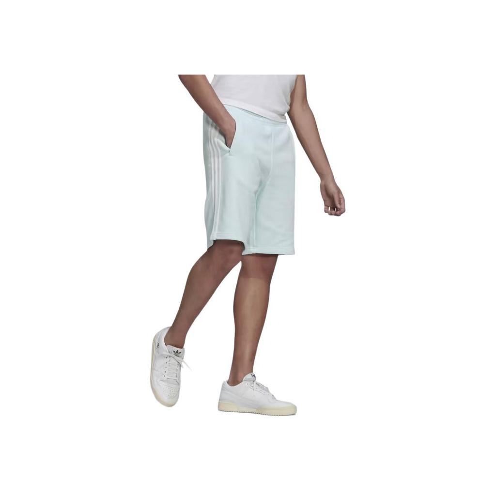 Adidas Solid Color Elastic Casual Shorts Men Shorts Light-Blue HK7313