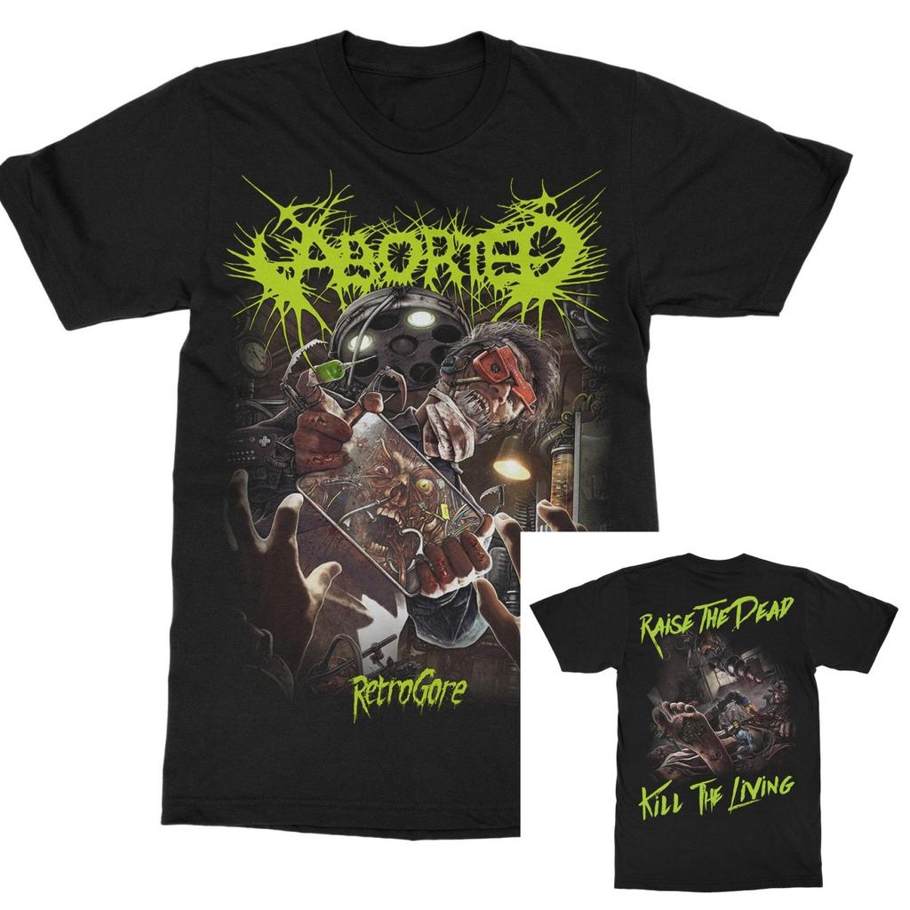The Aborted Journey of Chaos and Massacre Band TShirt Cotton Graphic Tee Unisex Women Summer Streetwear Top