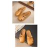 Women's Summer Mules Flat Shoes Fashion Square Toe Slip-on Slippers