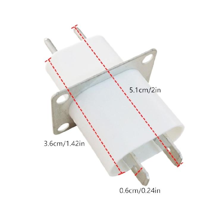 20 Pack Professional Microwave Oven Magnetron Sockets Microwave Spare Part Microwave Sockets Microwave Part Oven Part