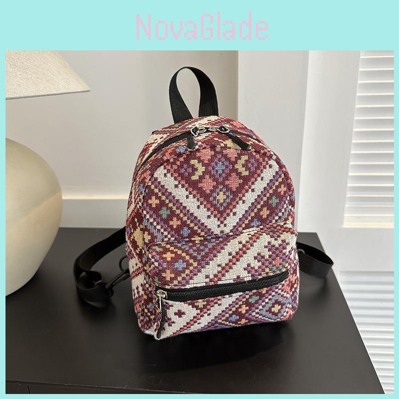 Ethnic Style 2023 New Trend Single Shoulder Slanting Handheld Fashionable Casual Backpack