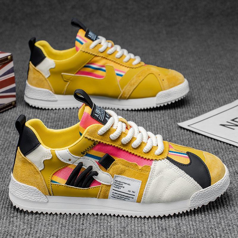 Fashion High Quality Men's Shoes Casual Sports Board Shoes for Men Running Lightweight Sneakers with Youthful Vitality Zapatos De Hombre
