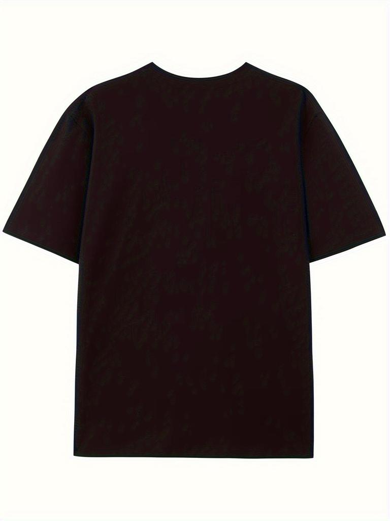 Tričko s plakátem Zóny soumraku 100% bavlna Kulatý výstřih Krátký rukáv Letní Ležérní Pánské tričko Streetwear