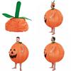 Pumpkin Halloween Costume Inflatable Suit With Cartoon Doll For Walking