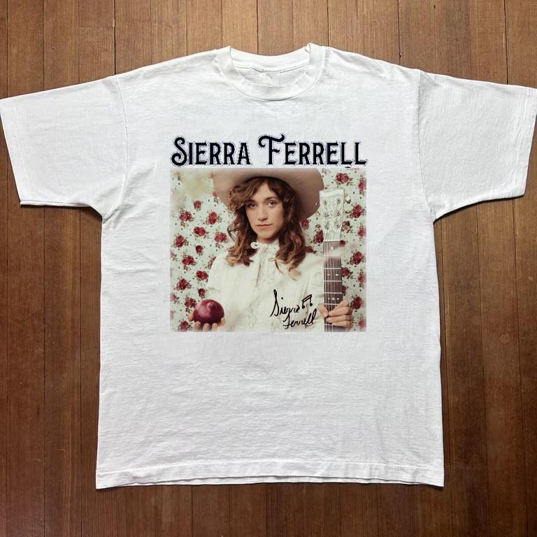 NEW Rare SIERRA FERRELL SIGNED White All Size Gift Fan Shirt AL57 Unisex T-Shirt XL