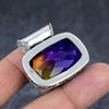 Natural Bi-Color Tourmaline 925 Sterling Silver Jewelry Pendant 1.38" P1q71