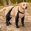 Dog Suspender Boots Connected Dog Rain Shoes Waterproof Doggy Booties Adjustable Dog Paw Protectors for Outdoor Walking