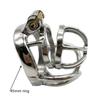 Prevent Extramarital Sex,Testis separate Cock Cage,Stainless Steel Male Chastity Device,Penis Lock,Cock Ring,Chastity Belt, M130