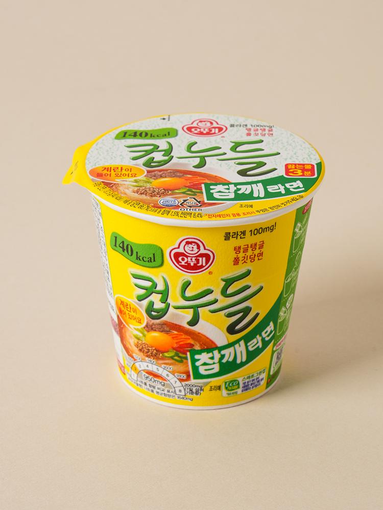 Ottogi Cup Noodle Sesame Flavor Ramen 1ea