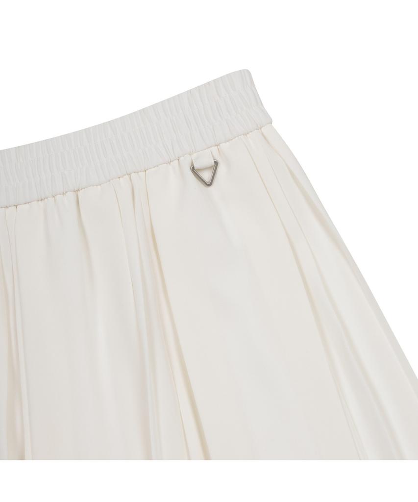 Goldeunbeeo (Women) Reflective Pleats Skirt G5Kcw25701Ivx