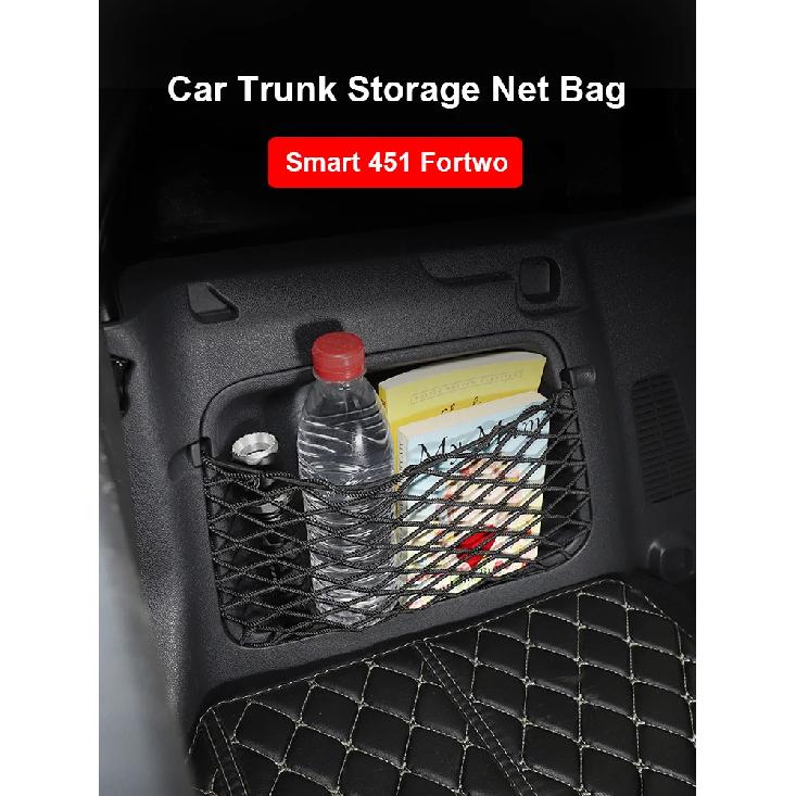 Hinterer Kofferraum Netzbeutel Aufbewahrung Ladefläche Netz für Benz Smart Fortwo 451