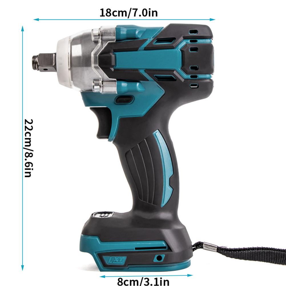 Cheie de impact fără perii Cheie de impact fără fir Cheie electrică rezistentă la uzură pentru întreținere Tâmplărie