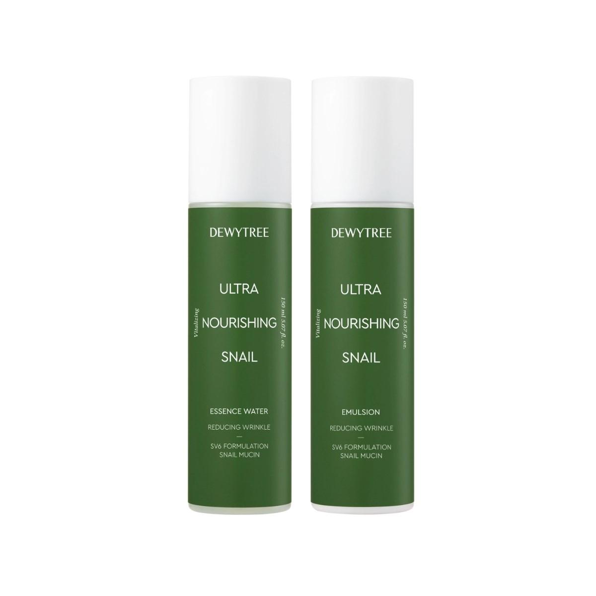 

Dewytree Ultra Nourishing Snail Essence 150ml + Emulsion 150ml