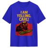 I Am Yelling Carl Screaming Cat Meme T Shirt Harajuku Tshirts Shortsleeve Vintage Tops Summer 100 Cotton 4xl 5xl 6xl Tees