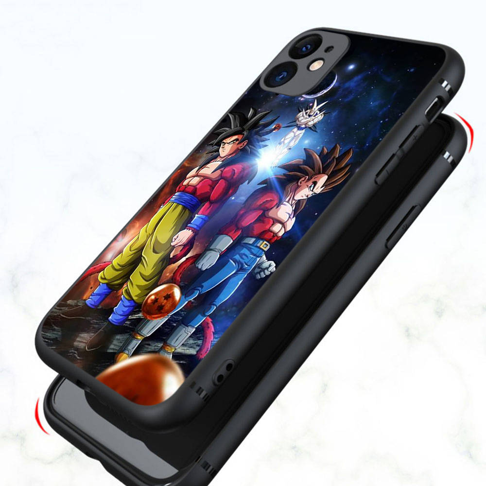 DT36 Dragon Ball Case for Xiaomi Poco X6 X4 M5 M6 F5 F6 C65 C55 C50 C51 C40 Redmi Note 7 8 14C A3X 13C 12C 11 10A 9C Pro Black Sofe Cover