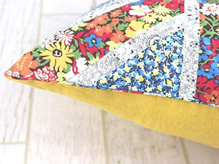 FLORET LONDON Cushion Union Yellow [LIBERTY PRINT] Cover, 45x45cm, Jack,